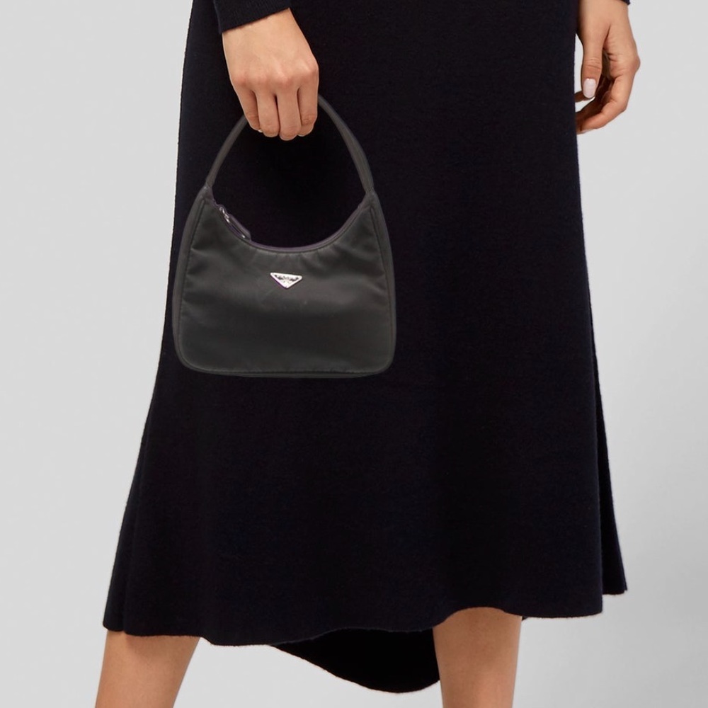 PRADA NECESSAIRE TESSUTO 1990’s top handle bag - Picture 3 of 14